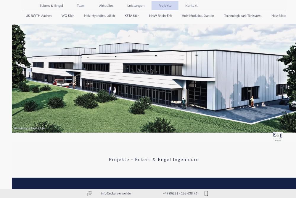 Website www.eckers-engel.de