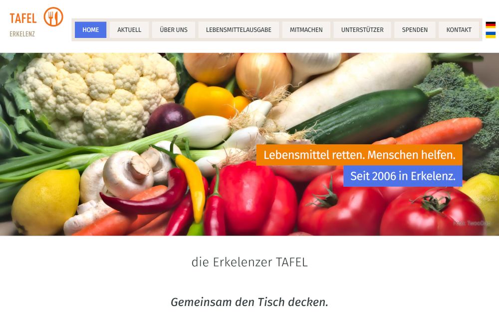 Website www.erkelenzer-tafel.de
