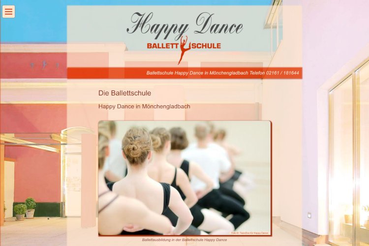 Website www.happydance.de